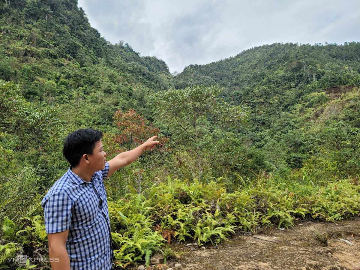 Khu vực mỏ đất hiếm Đông Pao tại Lai Châu tháng12/2022