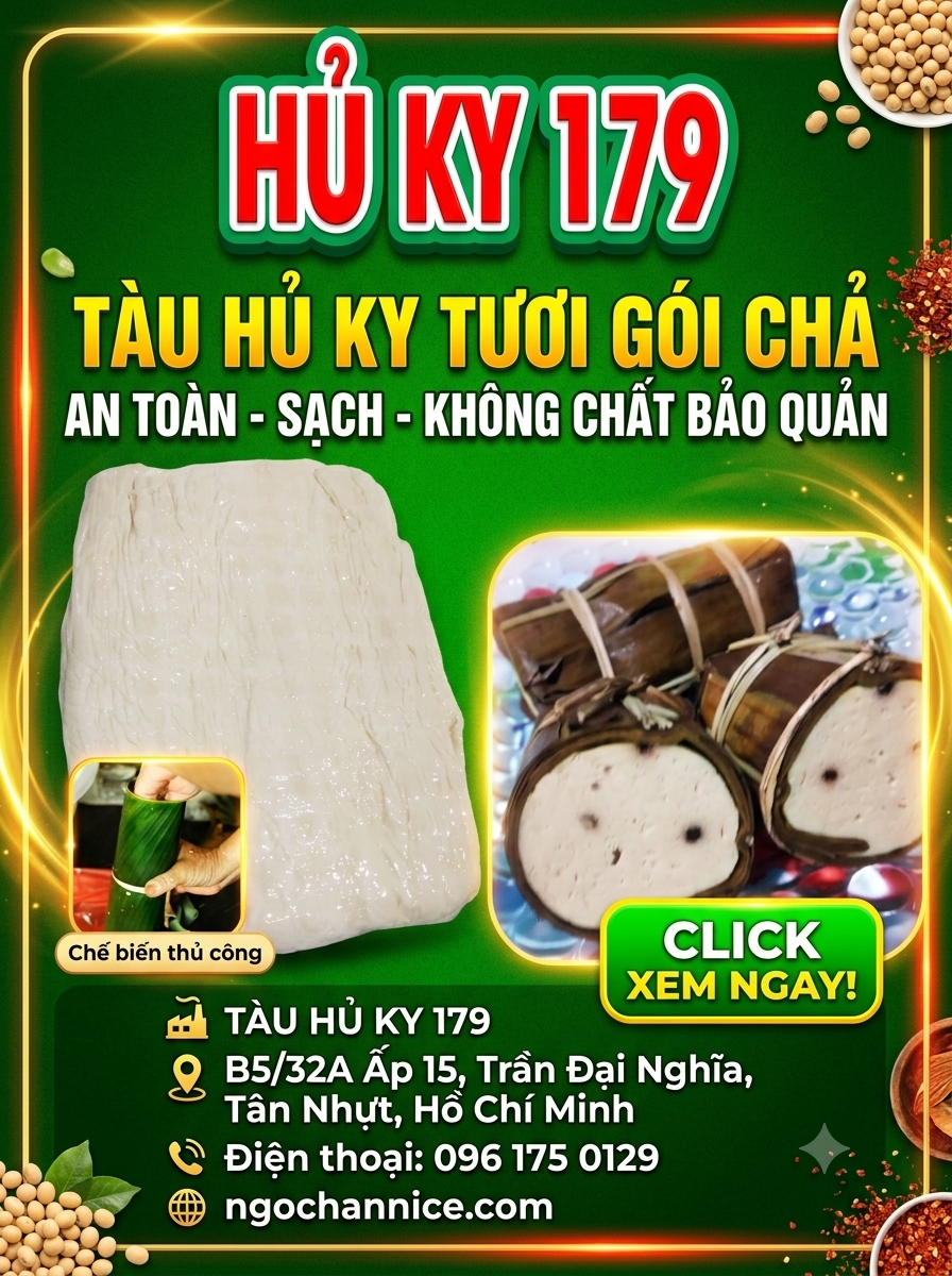 Hủ ky tươi gói chả - Hủ ky 179